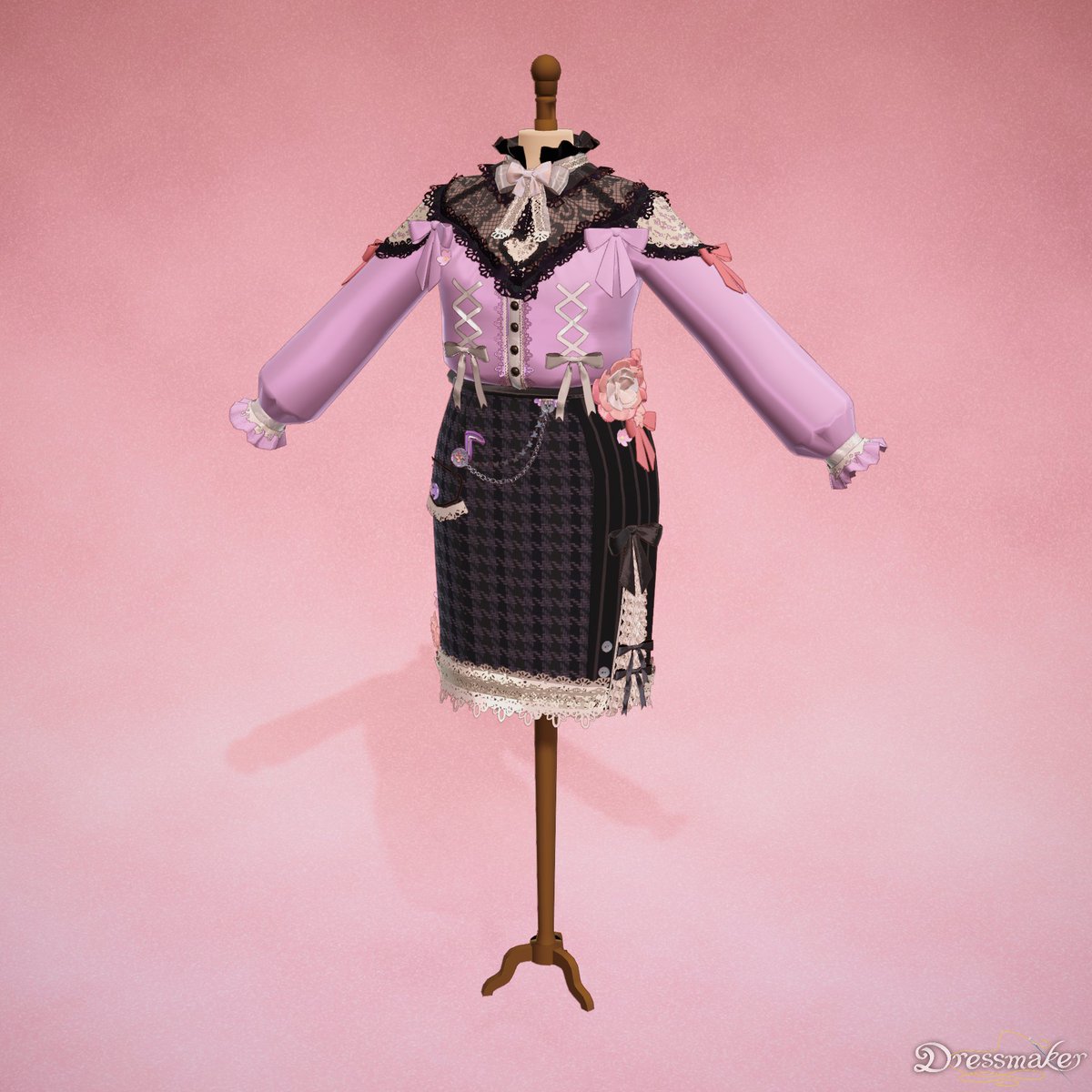 kureijiollie's tweet photo. HOW ABOUT A DRESS FOR THE SUPER HIKICHUUNI PART-TIME IDOL 🩷💜 #illustrachie
(reuploaded with better lighting) https://t.co/ktC37J4T80