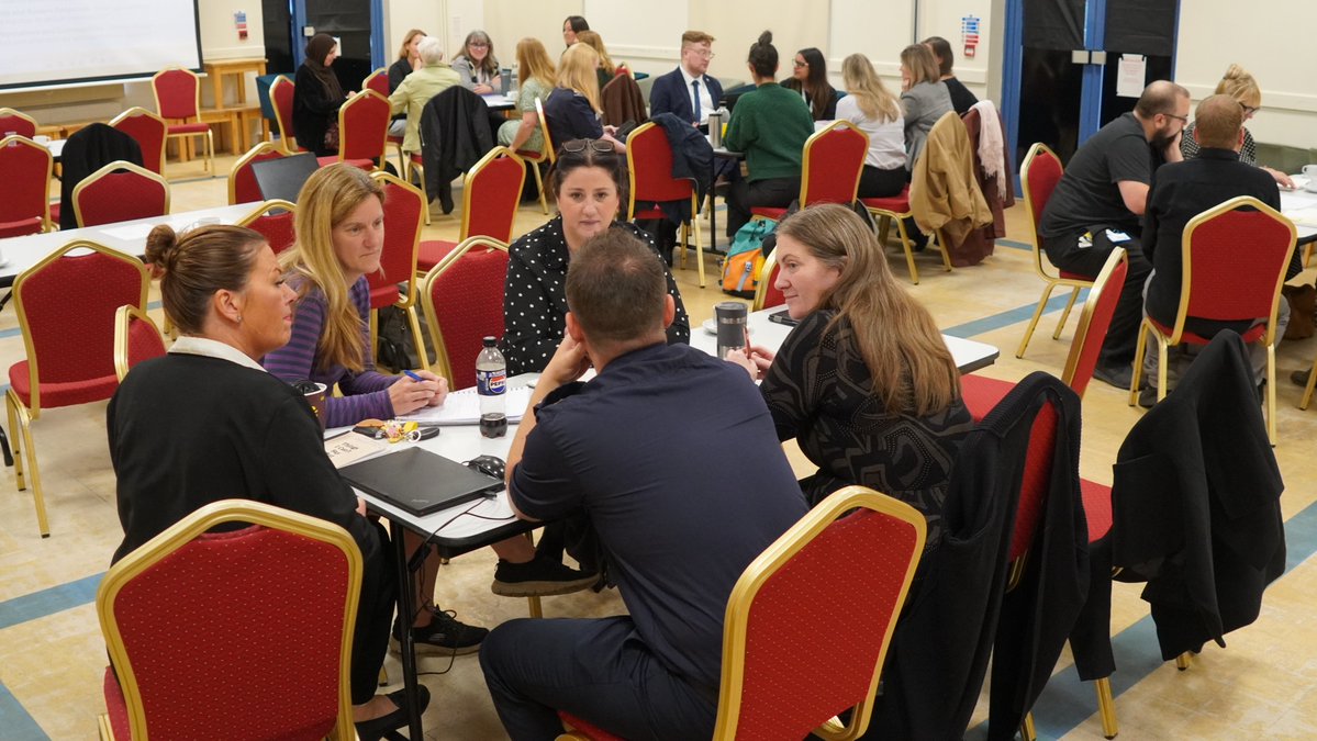 NottsOPCC's tweet photo. 💜Working together to prevent violence against women and girls.

Earlier today, Deputy PCC @AngelaKandola welcomed partners from policing, local government, the third sector and other organisations to a PCC-led Violence Against Women and Girls (VAWG) Prevention Workshop. https://t.co/Mg4QDdrOVe