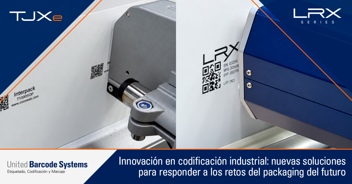 UBS_Code's tweet photo. 🚨La codificación industrial está cambiando.

Más trazabilidad. Más automatización. Más datos. Nuevos materiales. Códigos 2D.

La pregunta es: ¿tu línea está preparada para lo que viene?

Analizamos las tendencias que están transformando el packaging. 👇
 https://t.co/W0EohmhXKp https://t.co/hiWIKYfUWD