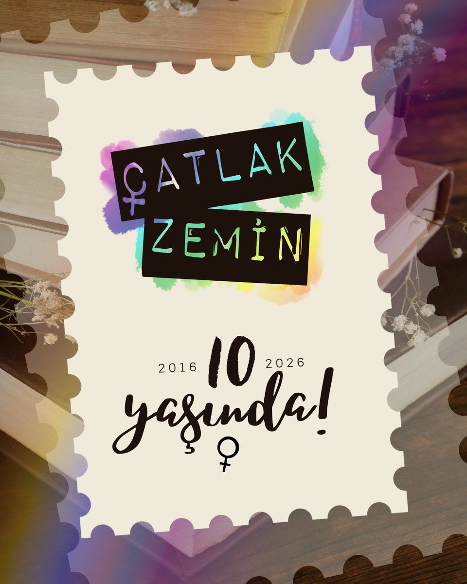 CatlakZemin___'s tweet photo. 16 Ekim’de Çatlak Zemin’in 10. Yılını Kutluyoruz!🎉💜

Program:
▪️19.30 - Çatlak Zemin ekibinden notlar ve değerlendirmeler
▪️20.30 - Sohbet &amp; atıştırmalık

Adres: Feminist Mekan

İçeceğinizi alın, bekliyoruz! ✨️ https://t.co/H8QDP6ljKd