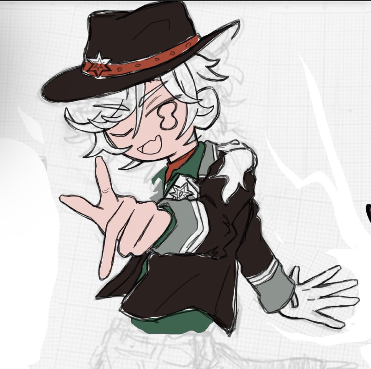 kiwi_frfr's tweet photo. 最近はMaM衣装に取り掛かっていたのに、
どんな気持ちで描き続ければ良いんですか、、、？ https://t.co/dDLEx8NmXc