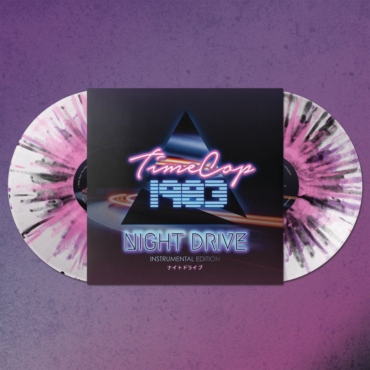 TimeSlaveRec's tweet photo. TimeSlave Recordings is proud to present the long-awaited, often requested, ‘Instrumental Edition’ of Timecop1983’s seminal album - Night Drive
https://t.co/tHYiKHWwjW

Triple Splatter Edition Vinyl
- 2xLP Clear Vinyl (w/ Pink, Purple &amp; Black Splatter)
- Expected to ship 30th Nov https://t.co/hoLw0uRkiI