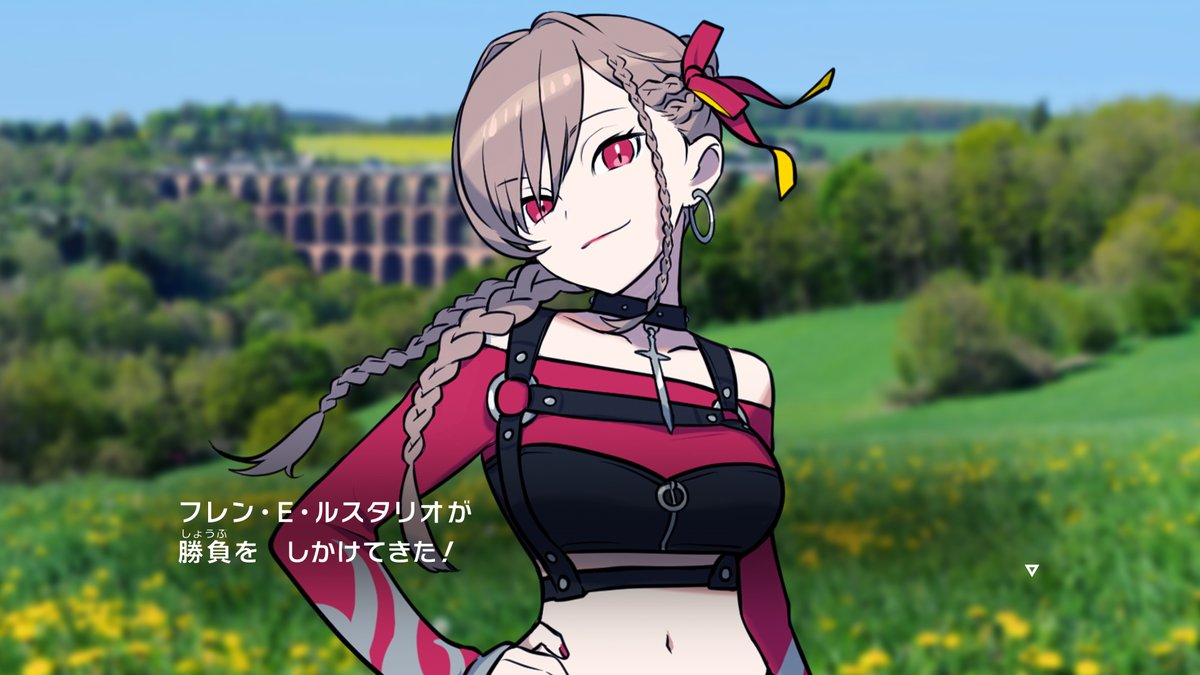 furen_2434's tweet photo. ╔══════════════════╗
　　　　
　　　　フレン・E・ルスタリオが
　　　　  勝負を　しかけてきた！

　　 【タイプ】ほのお🔥
　　 【もちもの】めっちゃつよいけん
　　 【とくせい】じしんかじょう

　 　❤️10/7 20:00　プレミア公開！
　 　　https://t.co/wm26fMPTvj

　　　　  #にじポケミクリレー
　　　　　　　　　　　　　　　　　　▼
╚══════════════════╝