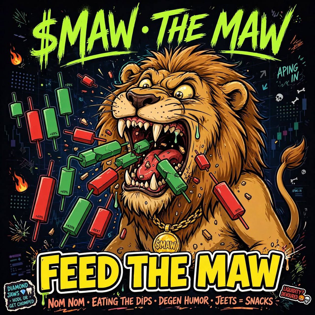 kurajacrypt's tweet photo. $Maw feed the raw eating dips
Degen humour 
@TheMawSOL https://t.co/tdSFAXz5Ic