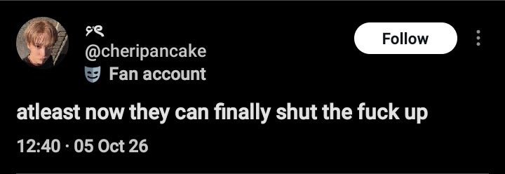 yeochzycake's tweet photo. nope, we're gonna speak up even louder until you get tired of it and wish you were dead, bye…

Yeosang Deserves More
#여상에게_더_많은_활동_노출_기회 #YeosangDeservesBetter https://t.co/cGYJBeaA93