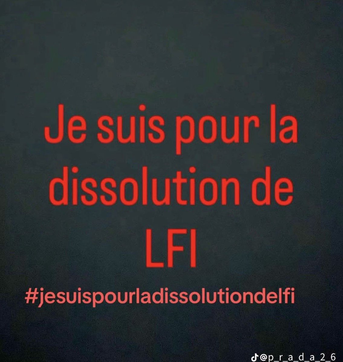 Solange13000's tweet photo. @GWGoldnadel @fxbellamy C’est URGENT dissoudre LFI https://t.co/cwxcNY3RI8