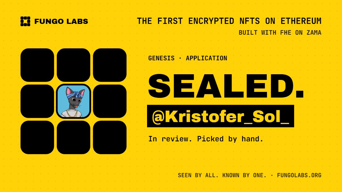 Kristofer_Sol_'s tweet photo. Fungo Labs feels different from most NFT projects. Hidden traits, sealed art and onchain utility without revealing everything upfront. If they make the game around those hidden stats fun, I’m in. @fungolabs https://t.co/pSHaYzHcRV