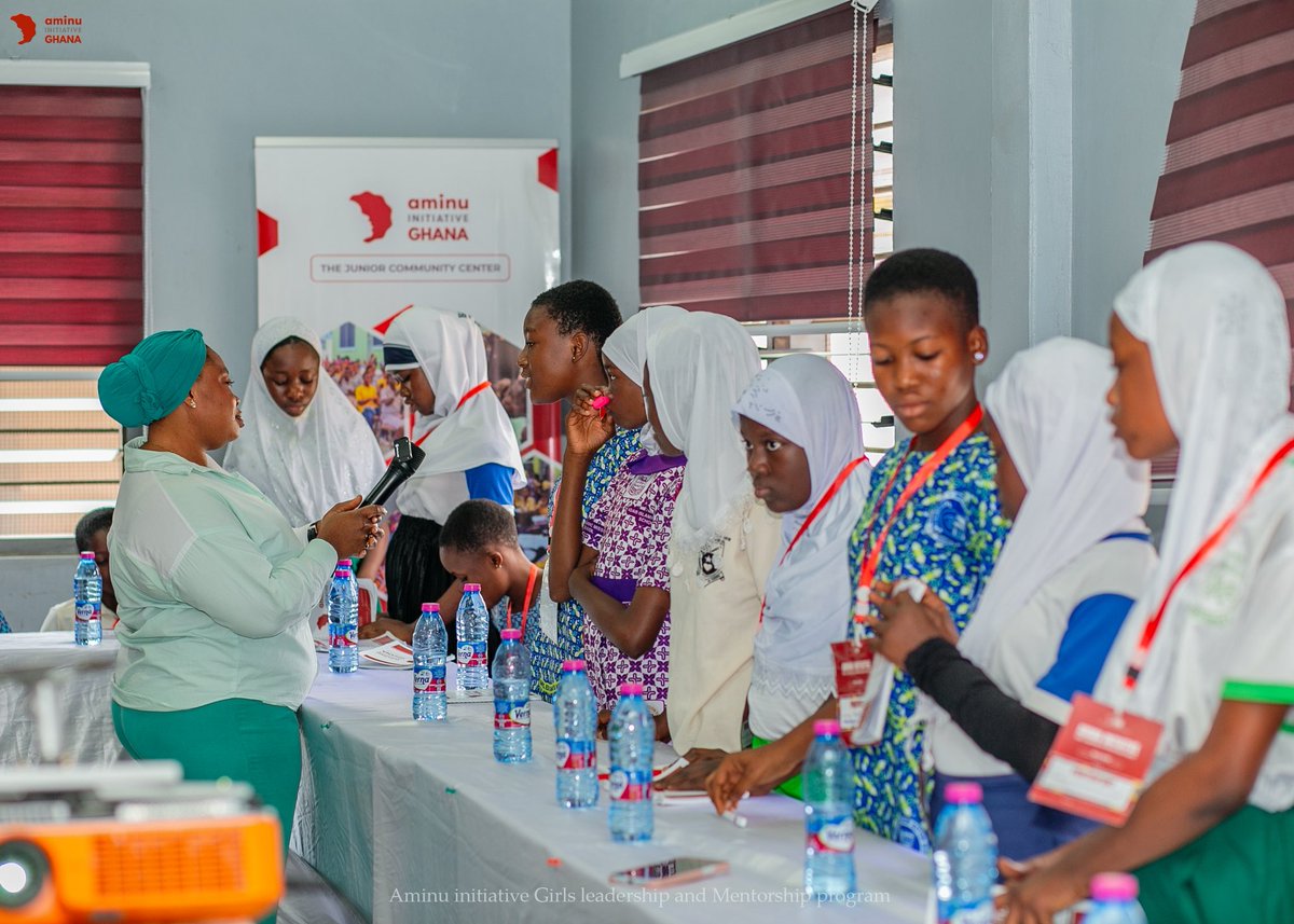 AminuInit_Ghana's tweet photo. Sessions 9 & 10 💫
Our girls learned to challenge gender bias (Mr. Francis Oko Armah) and how to find and be a mentor (Ms. Jennifer Johnson).
The 2026 Cohort is ready to lead.
#AIG #GirlsLeadership #MentorshipMatters #IDG2026 #IDG2026 #Leadership #Girls #Impact https://t.co/v7Dif6Eqrt