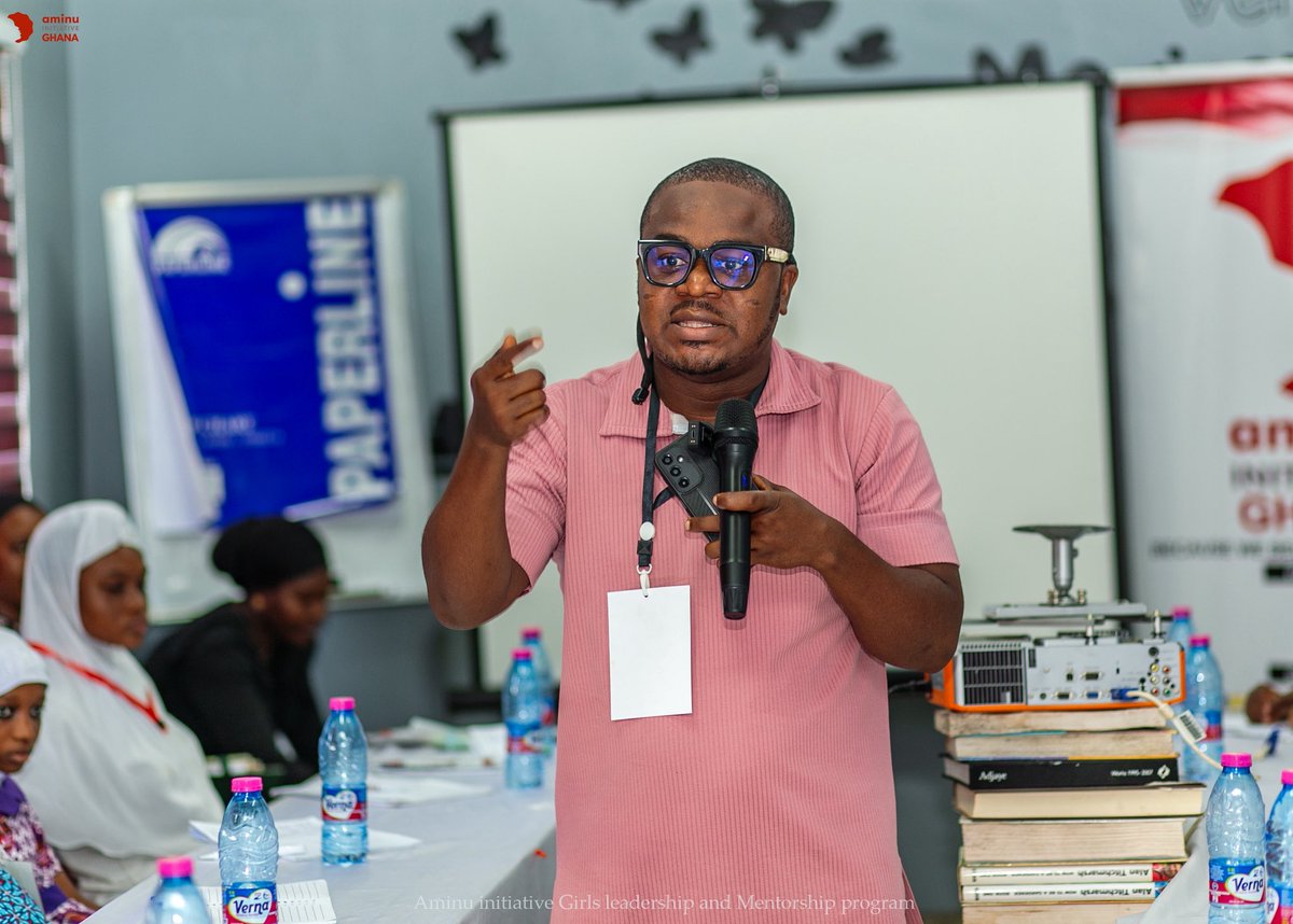 AminuInit_Ghana's tweet photo. Sessions 9 & 10 💫
Our girls learned to challenge gender bias (Mr. Francis Oko Armah) and how to find and be a mentor (Ms. Jennifer Johnson).
The 2026 Cohort is ready to lead.
#AIG #GirlsLeadership #MentorshipMatters #IDG2026 #IDG2026 #Leadership #Girls #Impact https://t.co/v7Dif6Eqrt