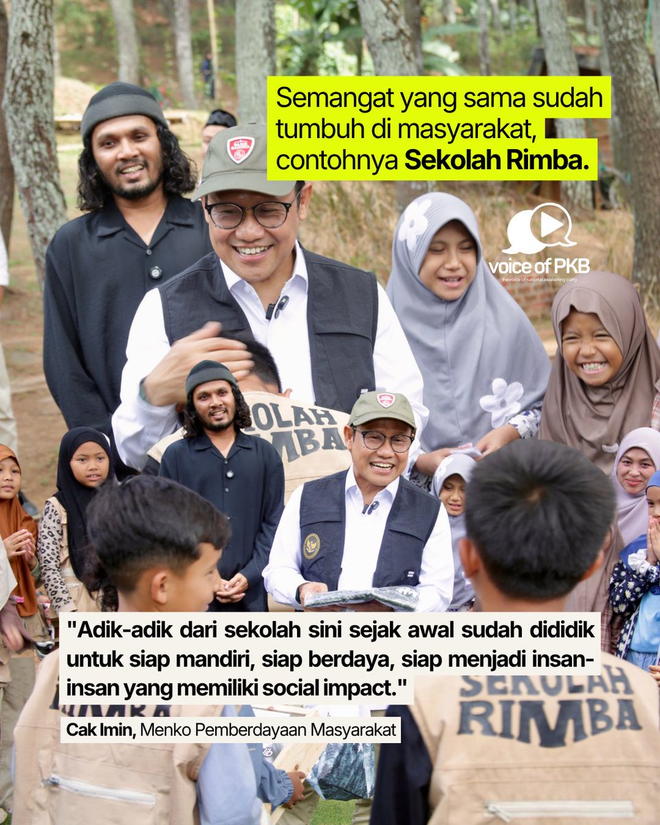 voiceofpkb's tweet photo. Kemandirian bangsa dimulai dari rakyat yang mandiri. Di tengah dunia yang penuh krisis, Indonesia harus membangun kekuatan dari masyarakatnya sendiri melalui pemberdayaan dan pendidikan. 🇮🇩
@DPP_PKB @cakimiNOW 

#VoiceOfPKB #CakImin https://t.co/U3XSc0swQk