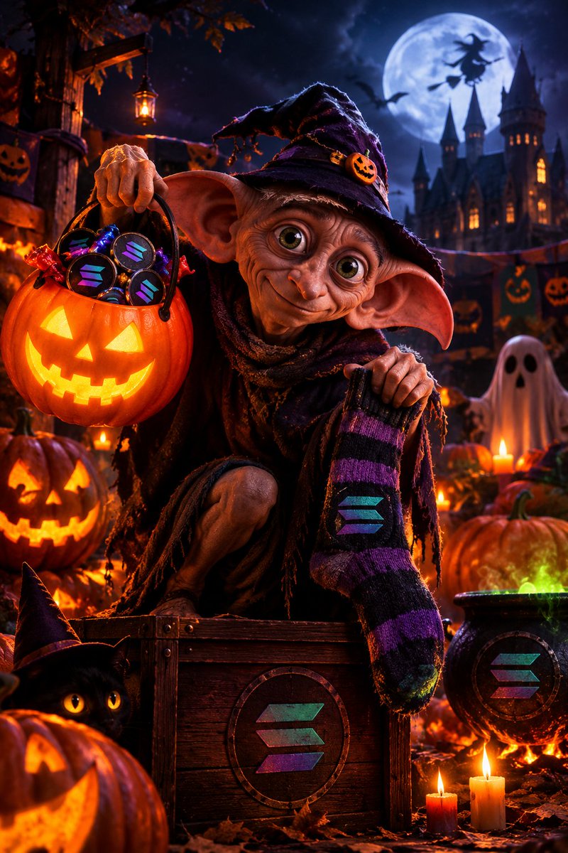 DiamondRaider24's tweet photo. Dobby got his socks, his bag, and his Halloween spirit ๐ป๐
Now whoโs brave enough to steal the loot? ๐งฆ๐ฐ
#DobbyHalloween2026 #DobbyIsFree #InSocksWeTrust $DOBBY https://t.co/TsqcMQOCR2