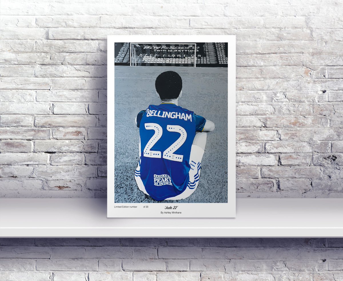 puredesignzuk's tweet photo. Before the Bernabéu. Before the world knew his name…
There was Jude in royal blue at St Andrew’s 💙
His final game for Birmingham City. A moment we didn’t realise we’d look back on with so much pride.
A3 limited edition
Only 20 available
DM to reserve. #BCFC #KRO #JudeBellingham https://t.co/kXciMZYI3j