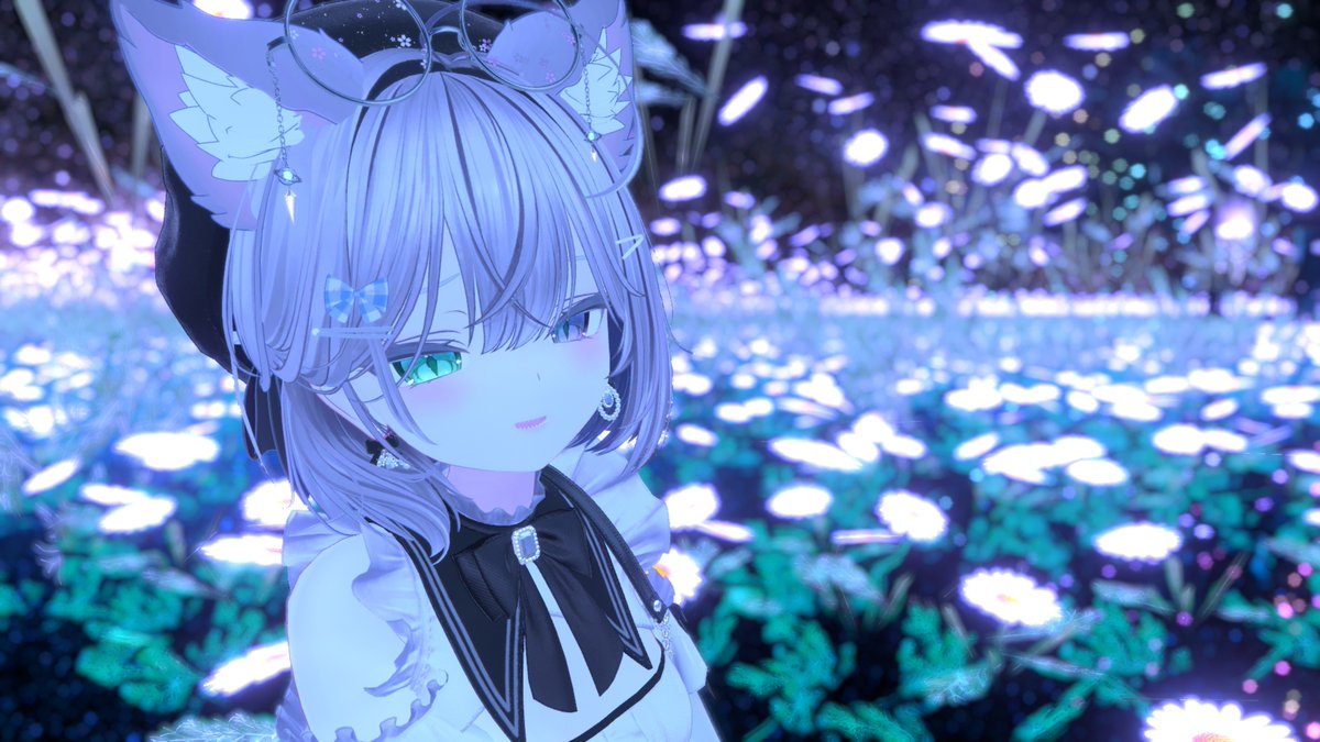 LiluRays's tweet photo. 今日はお疲れ様〜
おやすみなさい。
 #VRChat 
 #VRChatPhotos https://t.co/lOFHQgsULE