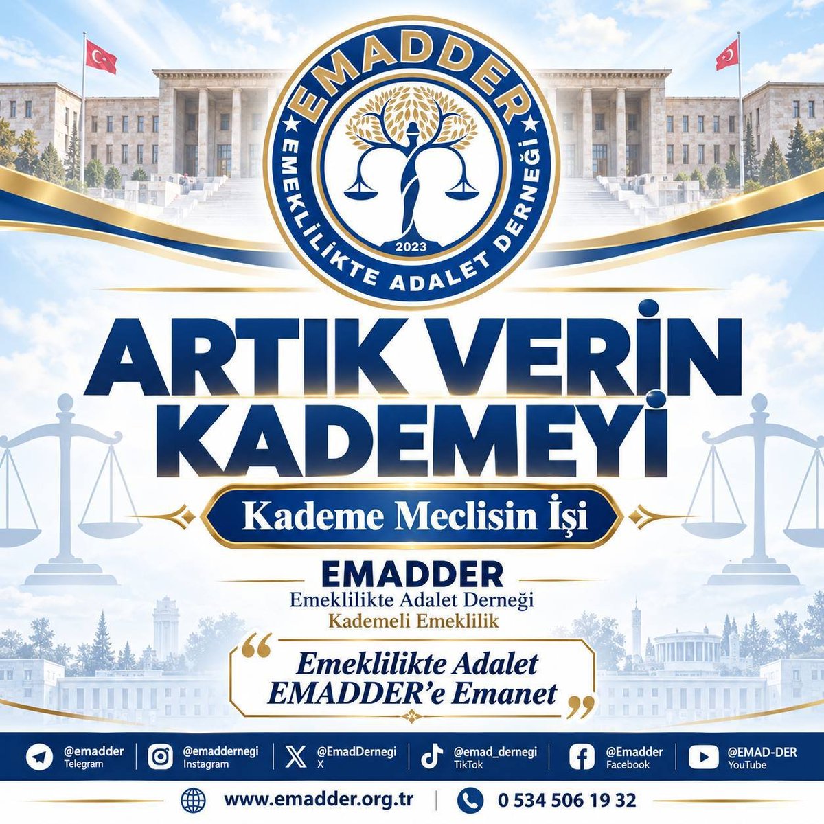 sakarsakaa's tweet photo. Bir günün bedeli 17–20 yıl olamaz!
Milyonlarca insan yıllardır aynı adaletsizliğin yükünü taşıyor.
Artık bahane değil, çözüm zamanı.
Hakkımızı ertelemeyin.
Kademeyi çıkarın, mağduriyeti bitirin!
@EmadDernegi 
#ArtıkVerinKademeyi https://t.co/WJqhzChEug