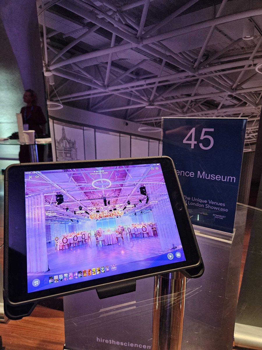 SCM_Events's tweet photo. We couldn't bring the rockets or locomotives with us, but we did bring the team! We're at the UVL Showcase today, chatting about everything from museum takeovers and drinks receptions in Space to festive parties, conferences and brand experiences. Say hello on stand 45! https://t.co/ba9ECPU1FW