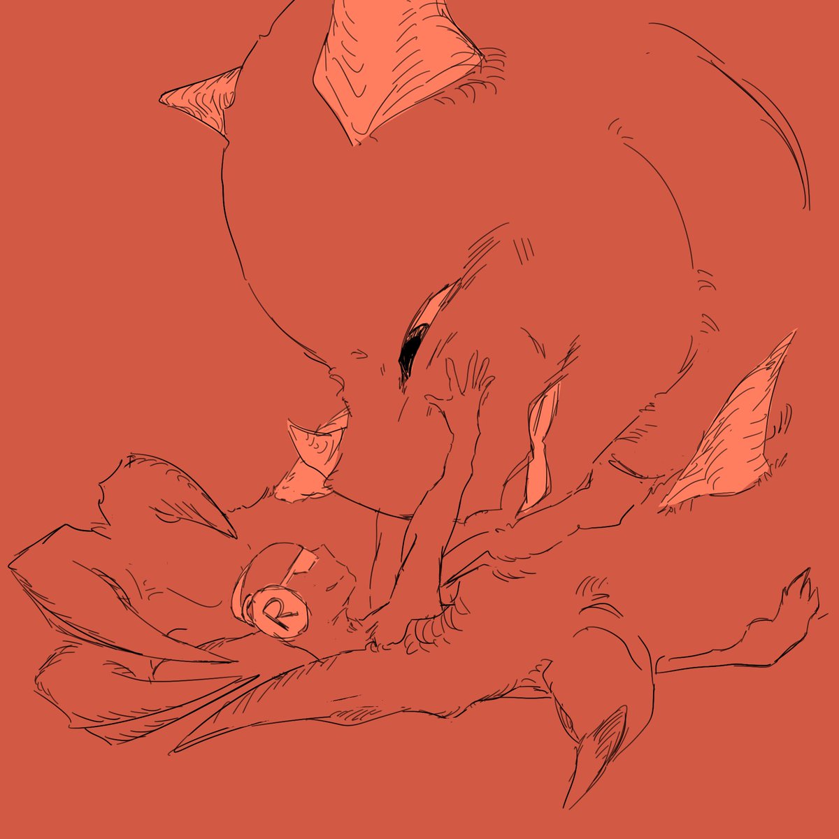 evilcerato's tweet photo. Drako and his papa cute 
#robloxart #drakobloxxer https://t.co/IID95orEJn