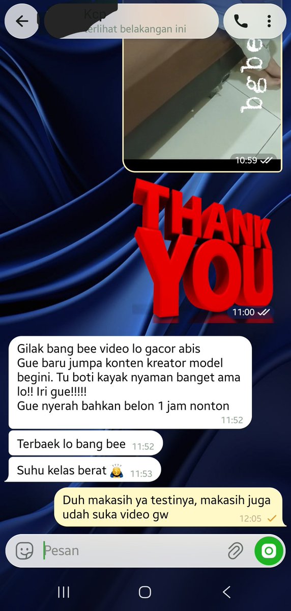 justblackbee's tweet photo. Testi lagii. Testi banyak masuk setelah video 21-23 rilis. Makasih bro bro semua ❤️❤️ https://t.co/es15QWB40w