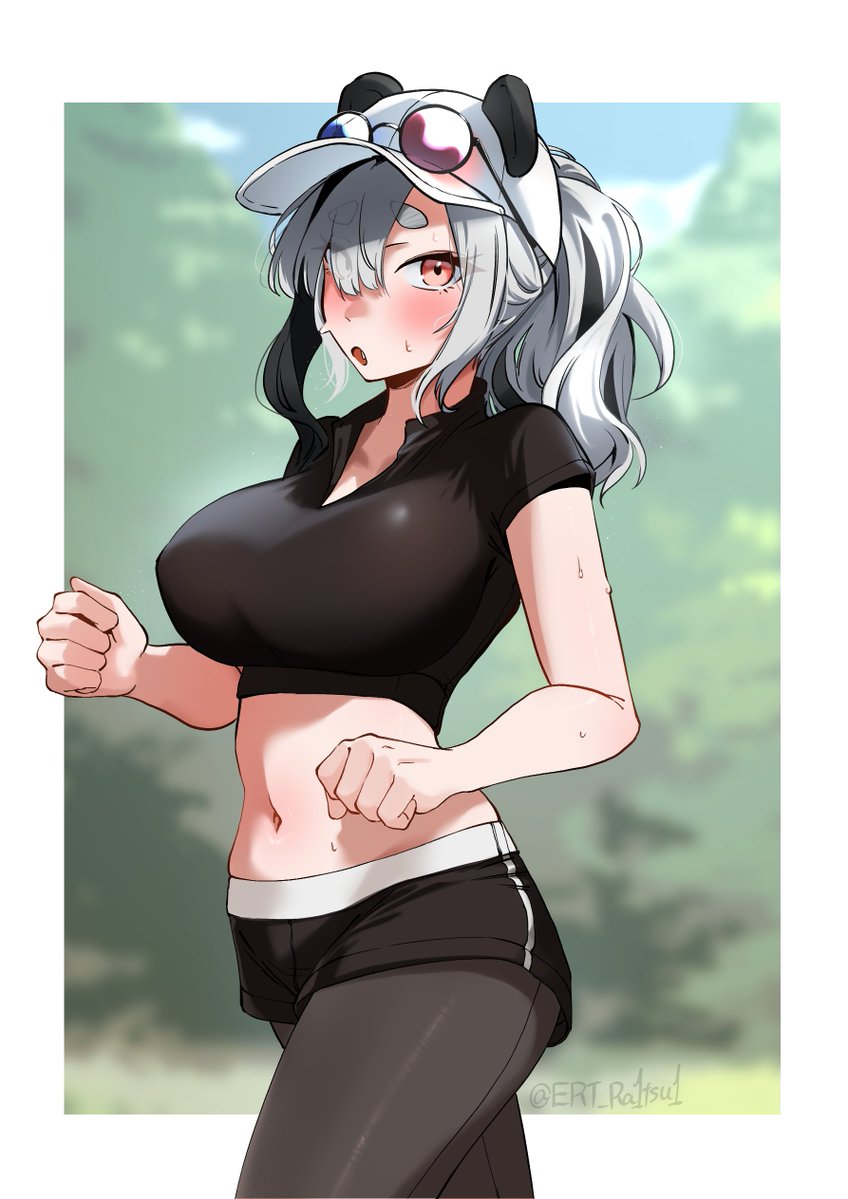 ERT_Ra1tsu1's tweet photo. 🖤🏃‍♀️🤍 https://t.co/EM0AWBktma