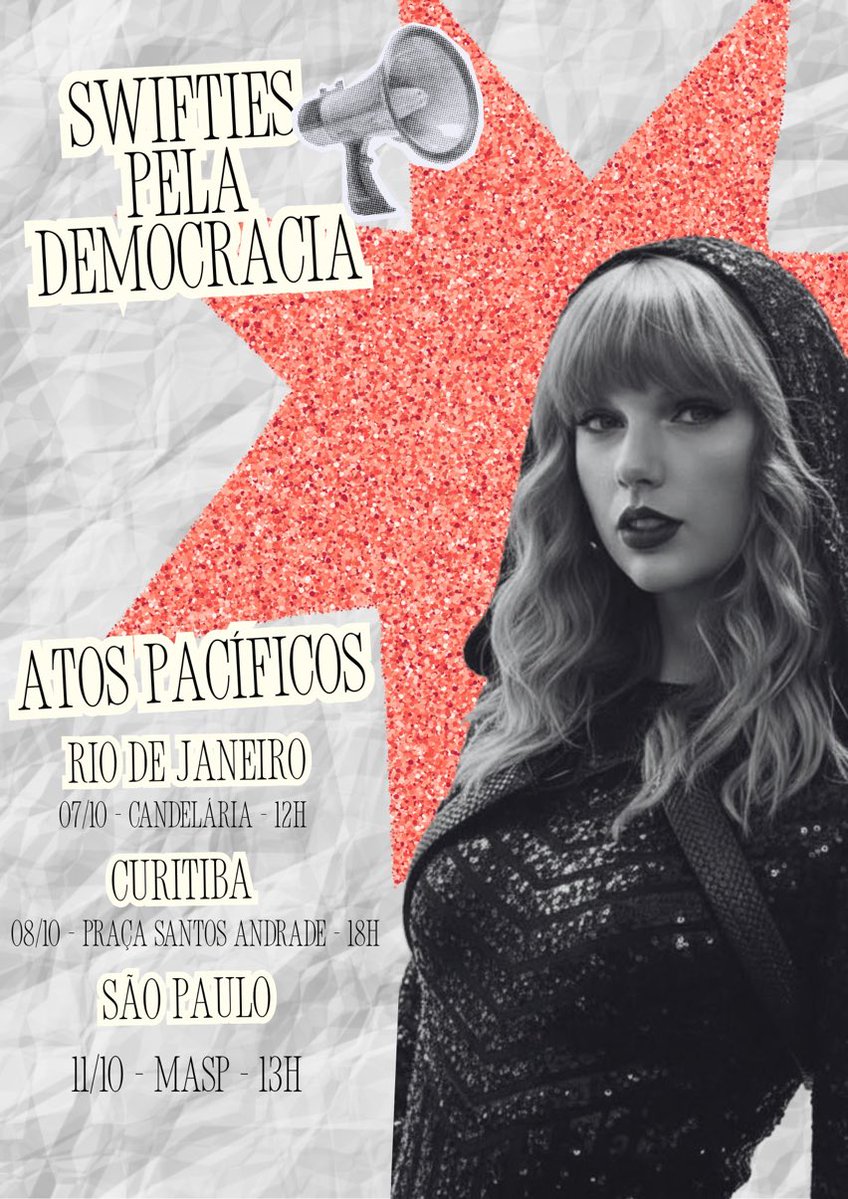 ervemore's tweet photo. DIVULGUEM A LISTA DE ATOS DO LULA QUE TERÃO ESSA SEMANA. SE NÃO PUDEREM IR, ESPALHEM E DIVULGUEM! 

#SwiftiesPelaDemocracia https://t.co/b2PEofFEpV