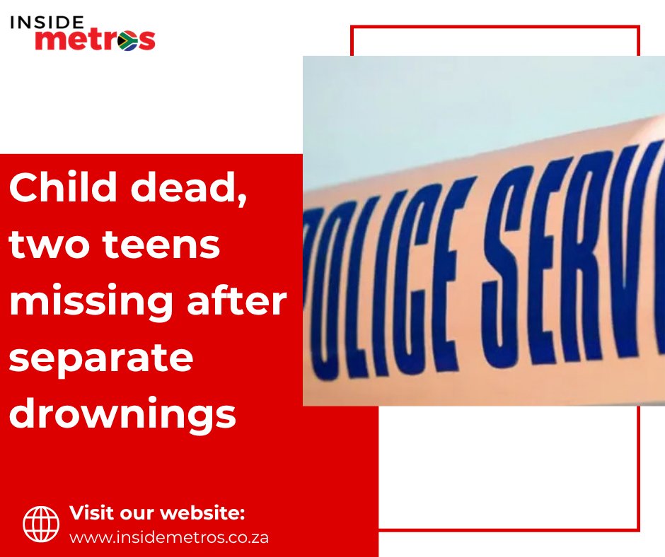 insidemetrosza's tweet photo. Eight-year-old announced dead from drowning in Camps Bay despite trying to resuscitate him.
Meanwhile, an 18-year-old and 16-year-old remain missing from beaches in KZN after the other two teenagers survived.
Read more on our website.
#drowning #InsideMetros #southafricannews https://t.co/e4skoX3lLI