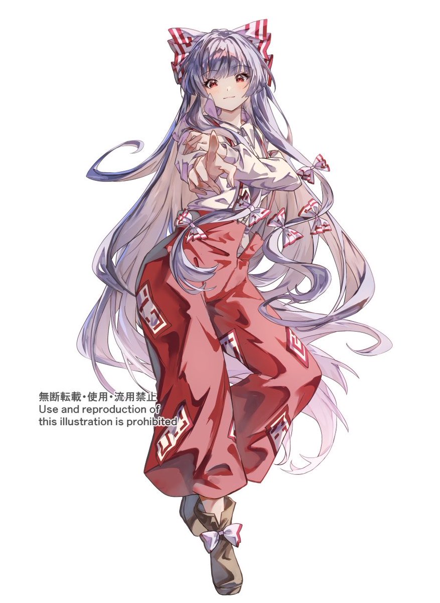 nanop38's tweet photo. 藤原妹紅/立ち絵
#東方Project https://t.co/iNjSLlThry