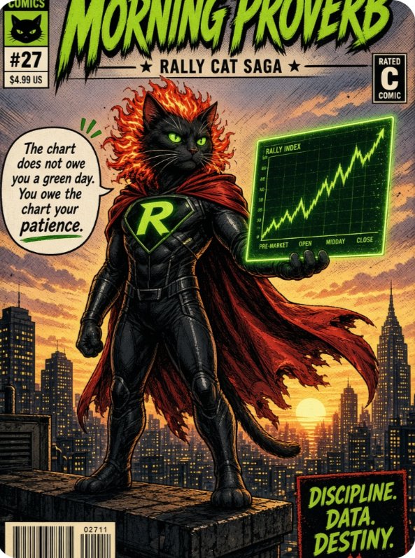 RallyCat's tweet photo. Morning proverb from Rally Cat:
The chart doesn’t owe you a green day.
You owe the chart your patience.
Weak hands check the price.
Strong hands check the plan.
From the red sea to the moon.
CA: DbDwQC6f9hvzvXjrQxqfiFDZhArbzfdujotbXqcwpump
#RallyCat #Solana #Morning https://t.co/R1G36vEDz7