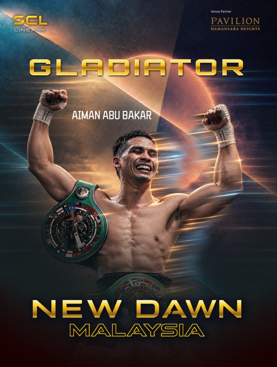 shadowcleague's tweet photo. GLADIATOR GOES TO THE CHAMPION. 🥊

Aiman Abu Bakar defeats Adli Goldenboy through his Shadow, adding the GLADIATOR title to an already stacked record.

The belt's his to defend next year. Who's coming for it?

#ShadowCombatLeague #NewDawnMY #SCL #GLADIATOR #HumanoidRobot https://t.co/T234J8zbLl