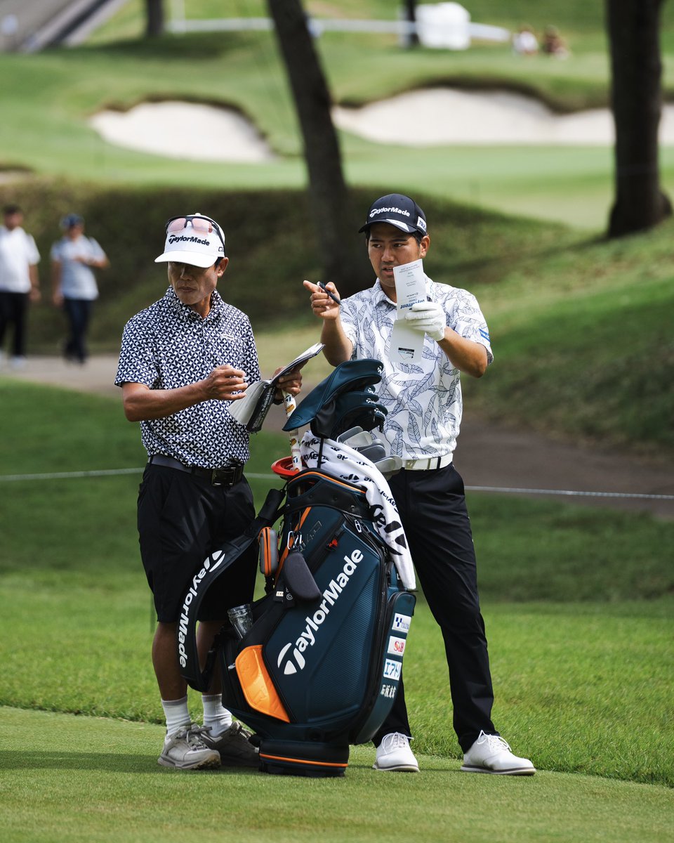 TaylorMadeJapan's tweet photo. 今週開催の「ベイカレントクラ��ック」に挑むチームテーラーメイドの練習ラウンドの様子をお届け⛳️

世界中で活躍する彼らの最高峰のプレーが繰り広げられる一戦にご注目ください🔥

#TeamTaylorMade https://t.co/tAGqjM4Hw6