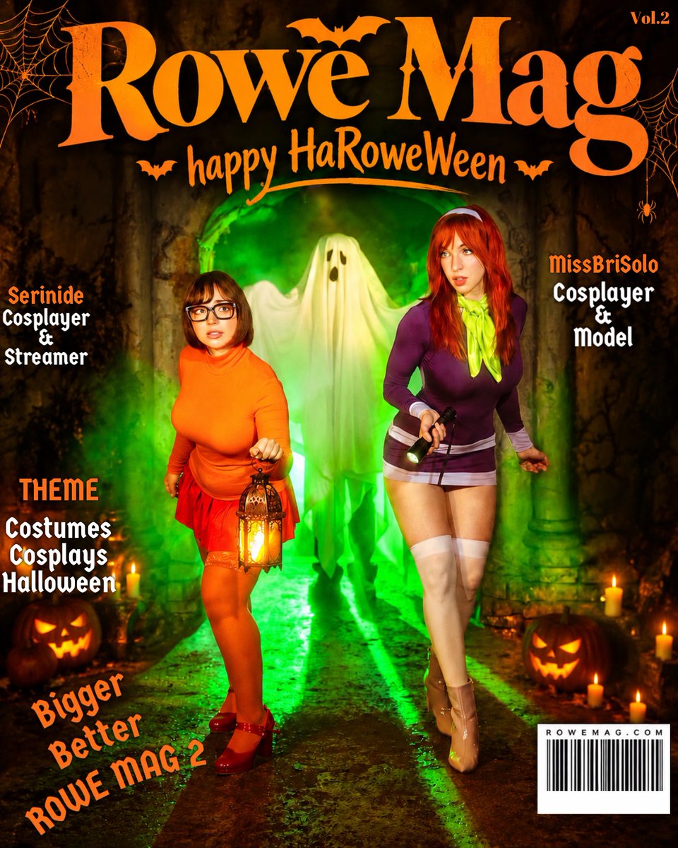 Roweunhinged's tweet photo. the countdown begins...20 days till ROWE MAG 2. cover stars Serinde and MissBriSolo 🖤 🧡  HMU if you want to get involved we're going BIGGER &amp; BETTER this time around LFG https://t.co/68QSXLuOk9