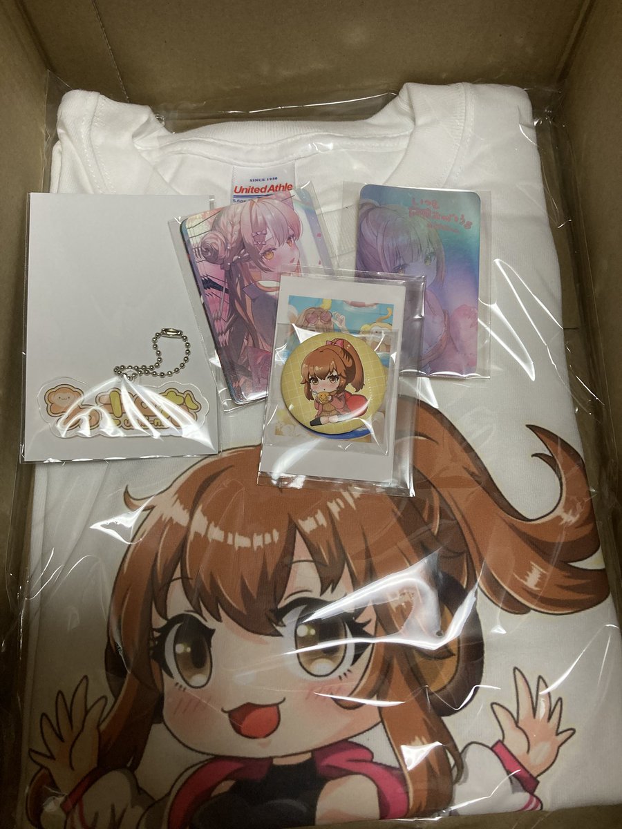 kaitoudeppa's tweet photo. 推しのグッズ届いたぁTシャツ世界にたった1枚かもしれない知らんけどw https://t.co/ybPakStHPG