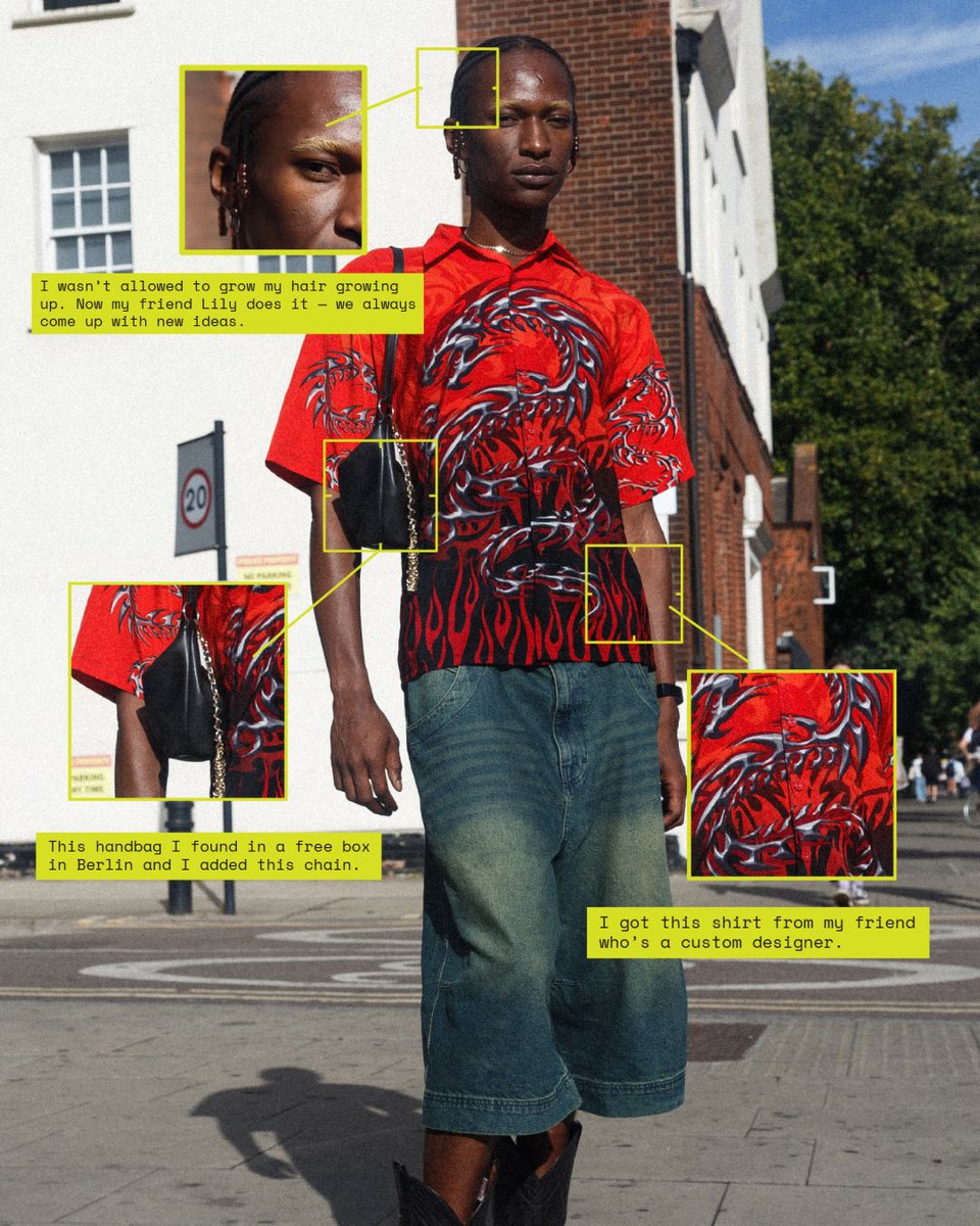 whering__'s tweet photo. True style is born on the streets. For Worn, photographer Shingi Rice captures the real runways of London from south to Soho. ⁠
⁠
Explore more: https://t.co/qJMRHJzdpJ⁠

#streetstyle #zine #london https://t.co/cmJl7VOtuZ