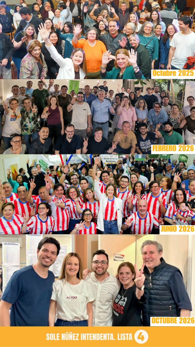 FilizzolaRafael's tweet photo. Como @pdpprogresista, siempre creímos en la unidad, en los valores y en elegir a las mejores personas para representar a la ciudadanía.

Por eso, desde la concejalía, @maurimaluff y @MaxiSeiferheld acompañarán a @solenu en el desafío de transformar Asunción.

Fue un año de trabajar con y para la gente, escuchando, recorriendo los barrios y construyendo juntos una propuesta para recuperar la ciudad que amamos.

¡Asunción volverá a estar al servicio de la ciudadanía!