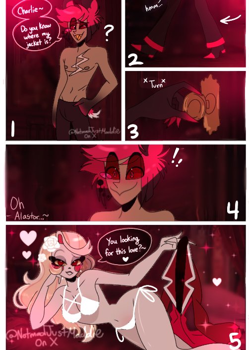 M1ddi3Kira's tweet photo. ❤️‍🔥Dirty Little Secret~❤️‍🔥
✨️Part 1, Part 2, and Part 3✨️

#radiobelle #chalastor #charlastor #Alastarlie #rainbowradio #aracha #CharliexAlastor #musicalshipping #HazbinHotel #HazbinHotelFanart   #CharlieMorningstar #alastorxcharlie #AlastorHazbinHotel  #HazbinHotelCharlie https://t.co/G7w61wpu3R
