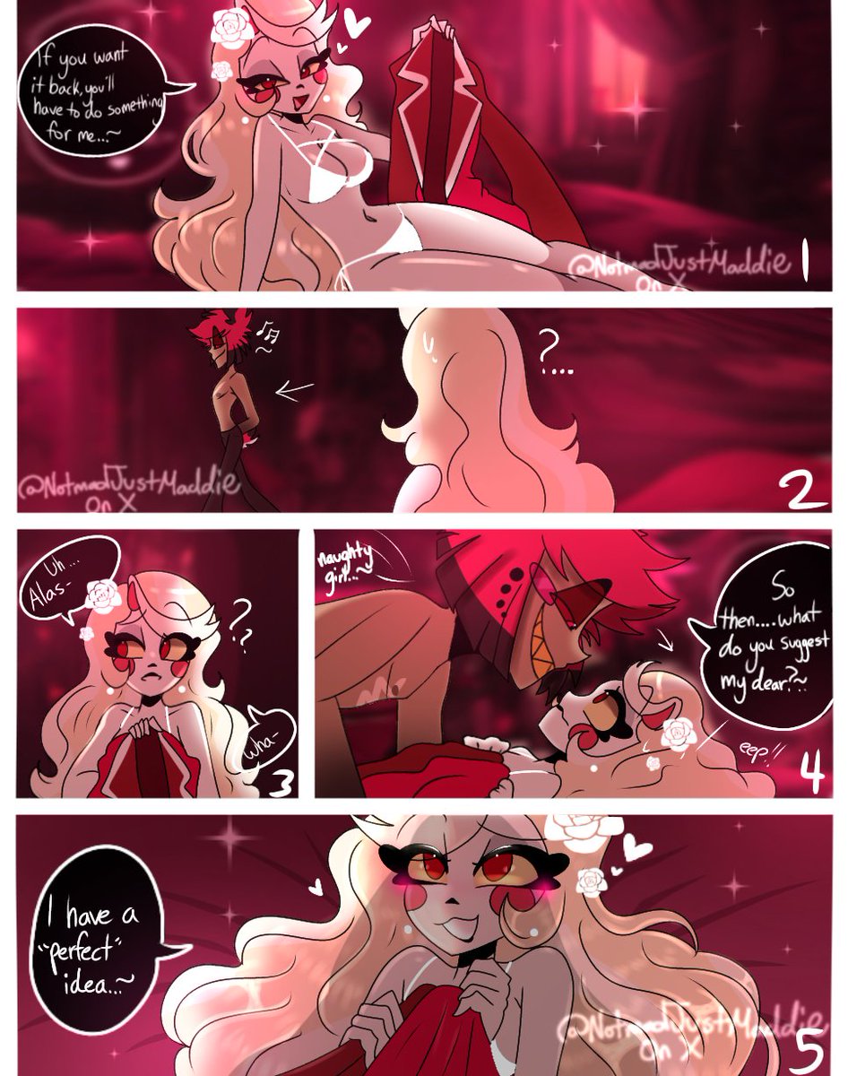 M1ddi3Kira's tweet photo. ❤️‍🔥Dirty Little Secret~❤️‍🔥
✨️Part 1, Part 2, and Part 3✨️

#radiobelle #chalastor #charlastor #Alastarlie #rainbowradio #aracha #CharliexAlastor #musicalshipping #HazbinHotel #HazbinHotelFanart   #CharlieMorningstar #alastorxcharlie #AlastorHazbinHotel  #HazbinHotelCharlie https://t.co/G7w61wpu3R