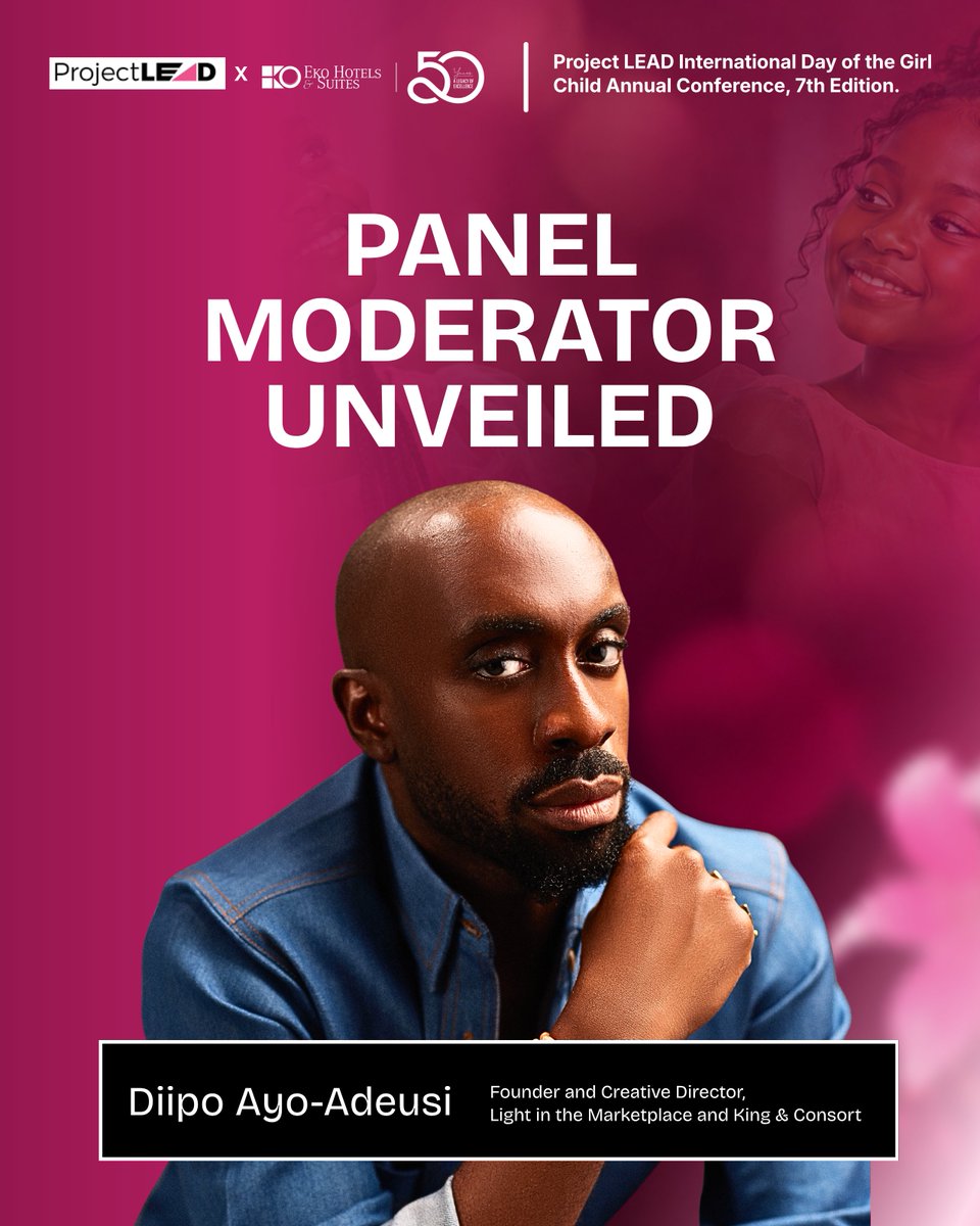 ProjectLEADng's tweet photo. Panel unveil 🥁🥁🥁

One keynote can inspire you. A panel of women who have DONE it will equip you.

Introducing our all-star panel of top female executives at the 7th Edition of Project LEAD International Day of the Girl Child Annual Conference! 

https://t.co/mmCG3gyEO0 https://t.co/WZ37eVrOFt