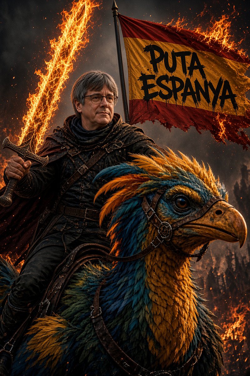 sempresaludava's tweet photo. "Grok, imagina de la manera més realista possible com seria el retorn de Carles Puigdemont" https://t.co/BtqgXkhLUc