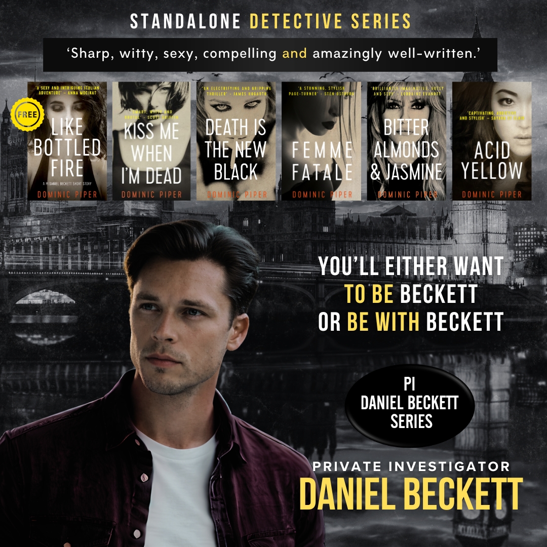 DominicPiper999's tweet photo. "Unputdownable contemporary detective fiction." - Luccia Gray, author.

https://t.co/TQw54OV2PX

#MustRead #DanielBeckett #PrivateInvestigator #London #Standalone #CrimeFiction #DetectiveThrillers #NeoNoir #BritishDetectives https://t.co/l6VJbUEaBe