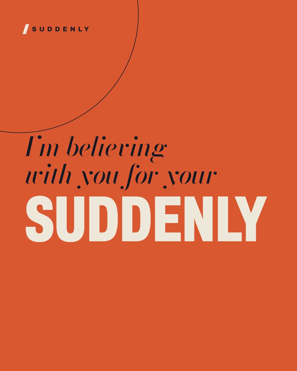 Paula_White's tweet photo. I'M BELIEVING WITH YOU FOR YOUR SUDDENLY!

Isaiah 48:3, ”I foretold the former things long ago; my mouth announced them and I made them known. Then SUDDENLY I acted, and they came to pass."

God foretells, He announces, He makes it known. And then SUDDENLY- He acts.

In an instant, a way that defies natural explanation and leaves no room to doubt that God Himself has moved!

Need me to pray for you? go to: https://t.co/ExfIBHSzCd and send me a prayer request right now! Let's believe for open doors in your life... restoration is coming!
