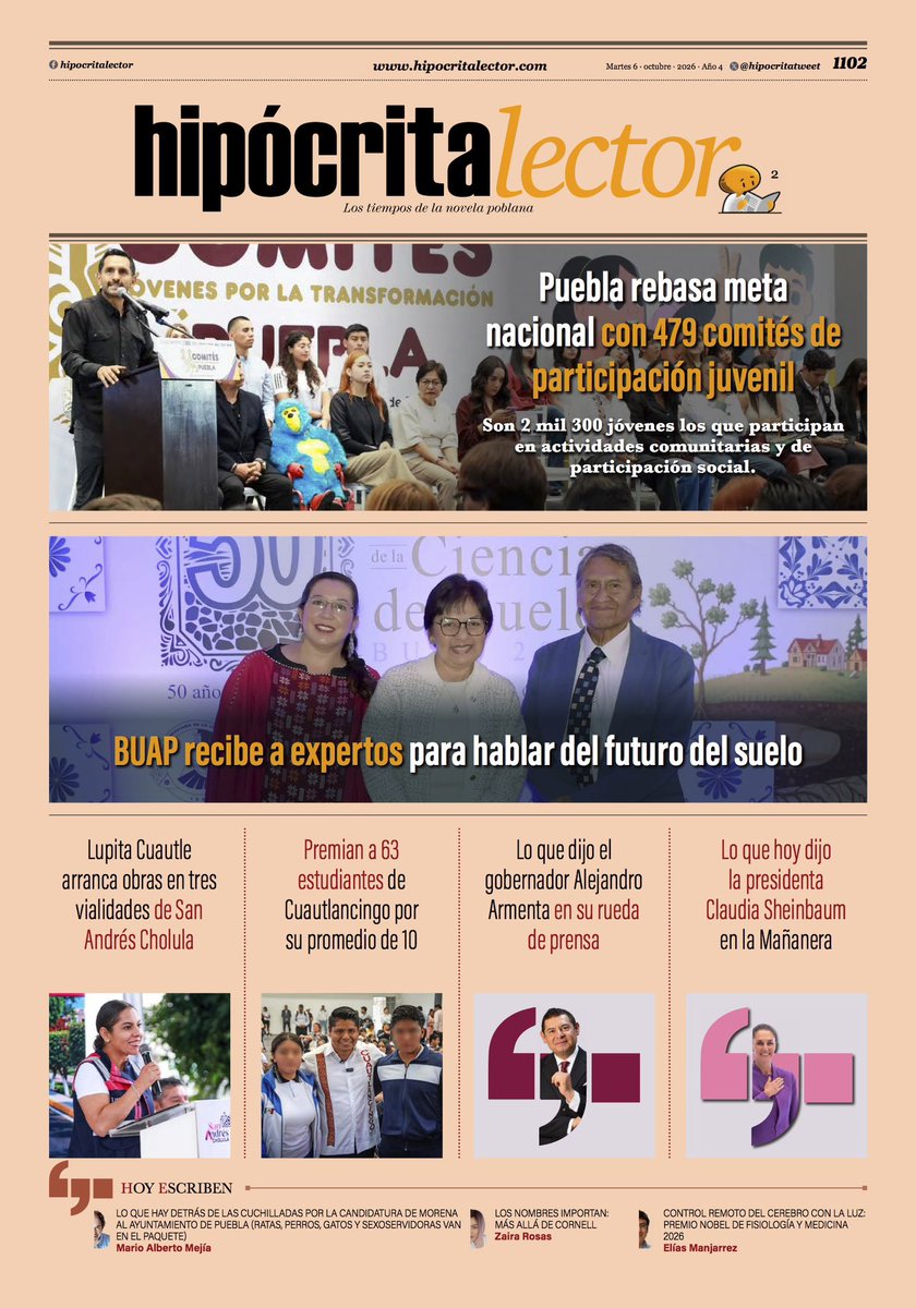 QuintaMam's tweet photo. Nuestra primera plana (2) de hoy. https://t.co/lIPEviKq58
