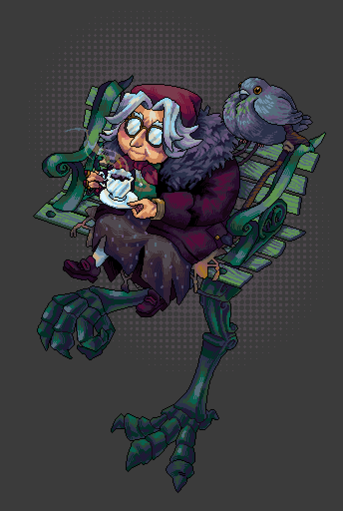 LiarLikePixels's tweet photo. #pixelart babulya from #deadlock https://t.co/ewij1tRM1f