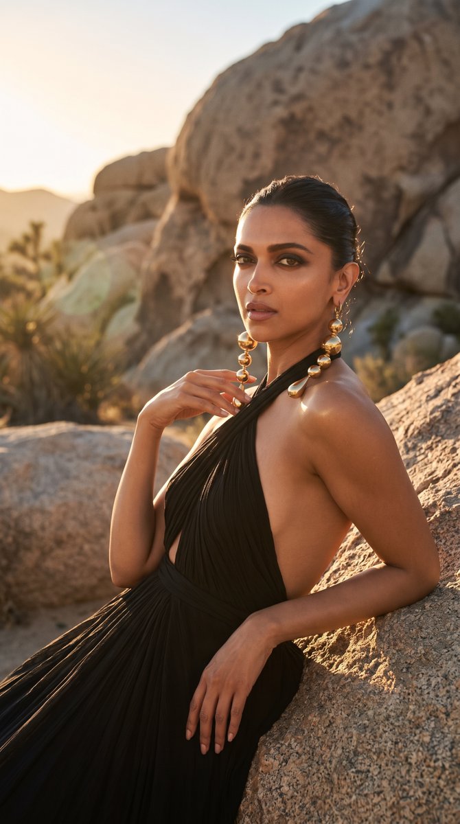 editorialman16's tweet photo. Golden hour in the desert. Deepika Padukone
#Bollywood #DeepikaPadukone #BollywoodActress #Photoshoot #Editorial https://t.co/VkH17EYE8v