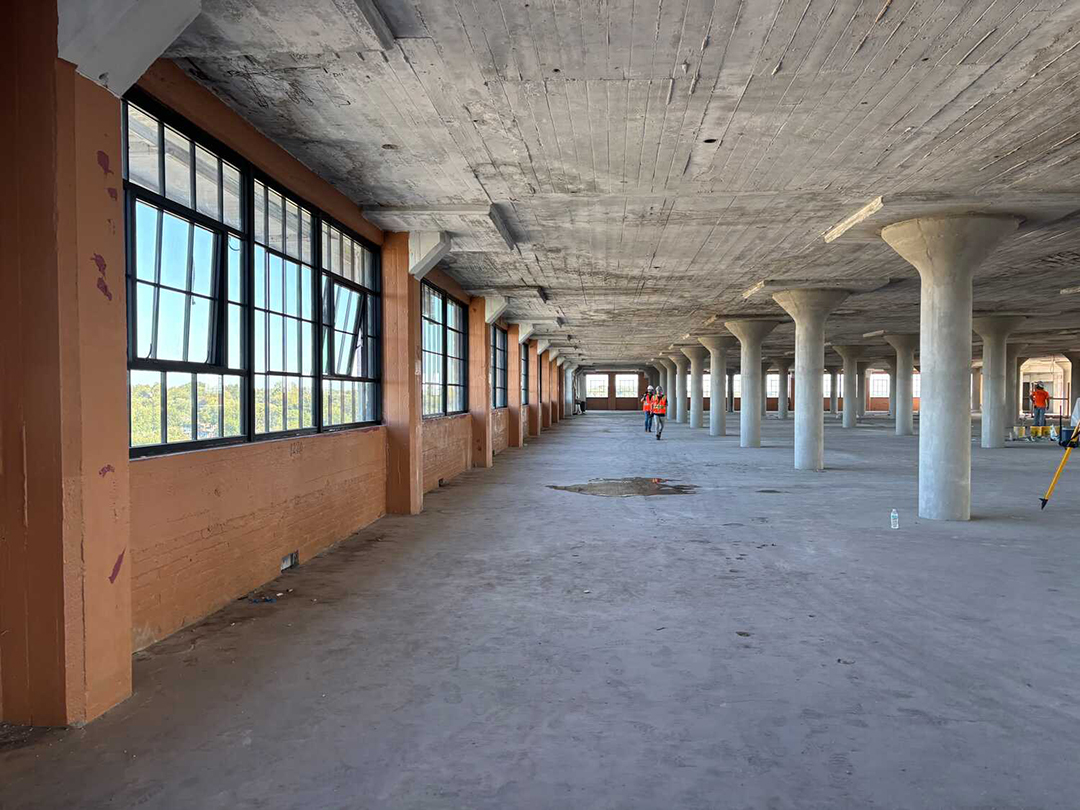 PROSOCO's tweet photo. "There's no true substrate. Just layers of brick." The project team restoring the former Hardesty Federal Complex in KCMO is encapsulating 12 stories of brick with a PROSOCO sandwich: Cat 5 on the interior, and BMC II on the exterior. https://t.co/18XDC2ZQSn https://t.co/0QcCAWuLhn