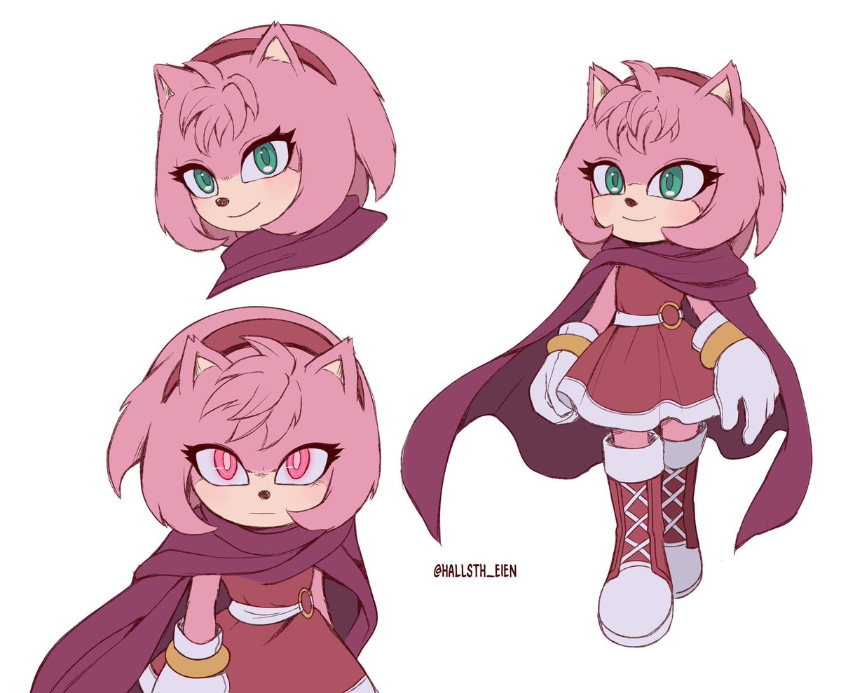 Hallsth_Eien's tweet photo. My Amy Rose variants https://t.co/F2bacs0yLh