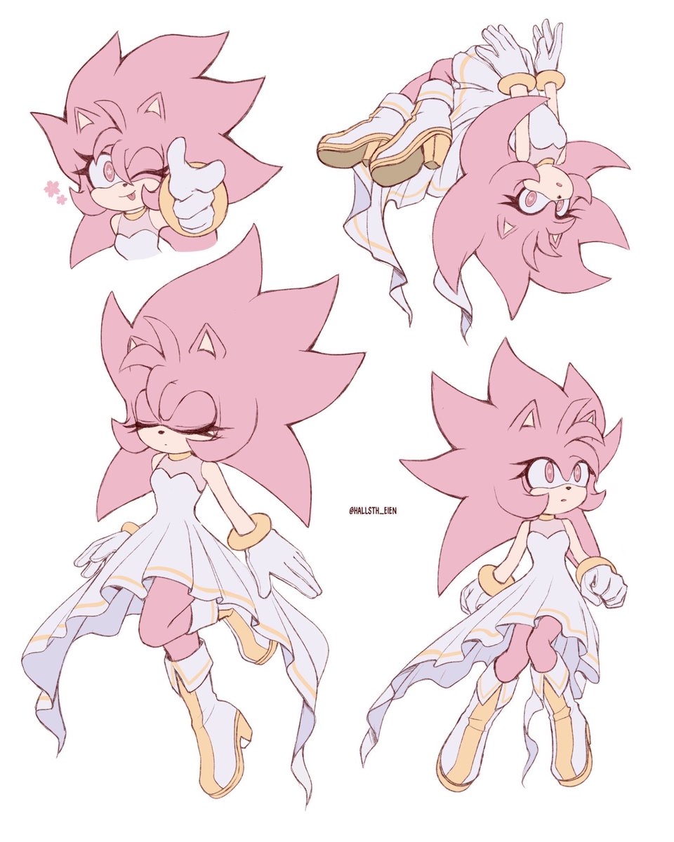 Hallsth_Eien's tweet photo. My Amy Rose variants https://t.co/F2bacs0yLh