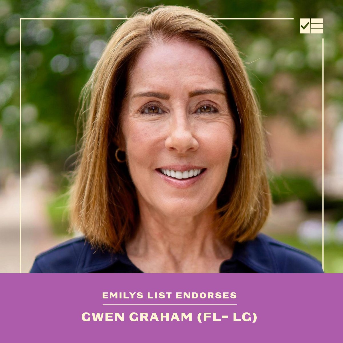 emilyslist's tweet photo. Today we're expanding our lieutenant governor challenger slate and endorsing @VikkiGoodwinTX in Texas and @GwenGraham in Florida. These battle-tested leaders know what it takes to win in tough territory, flip seats, and deliver real results for working families. https://t.co/ydX4UVkgvW