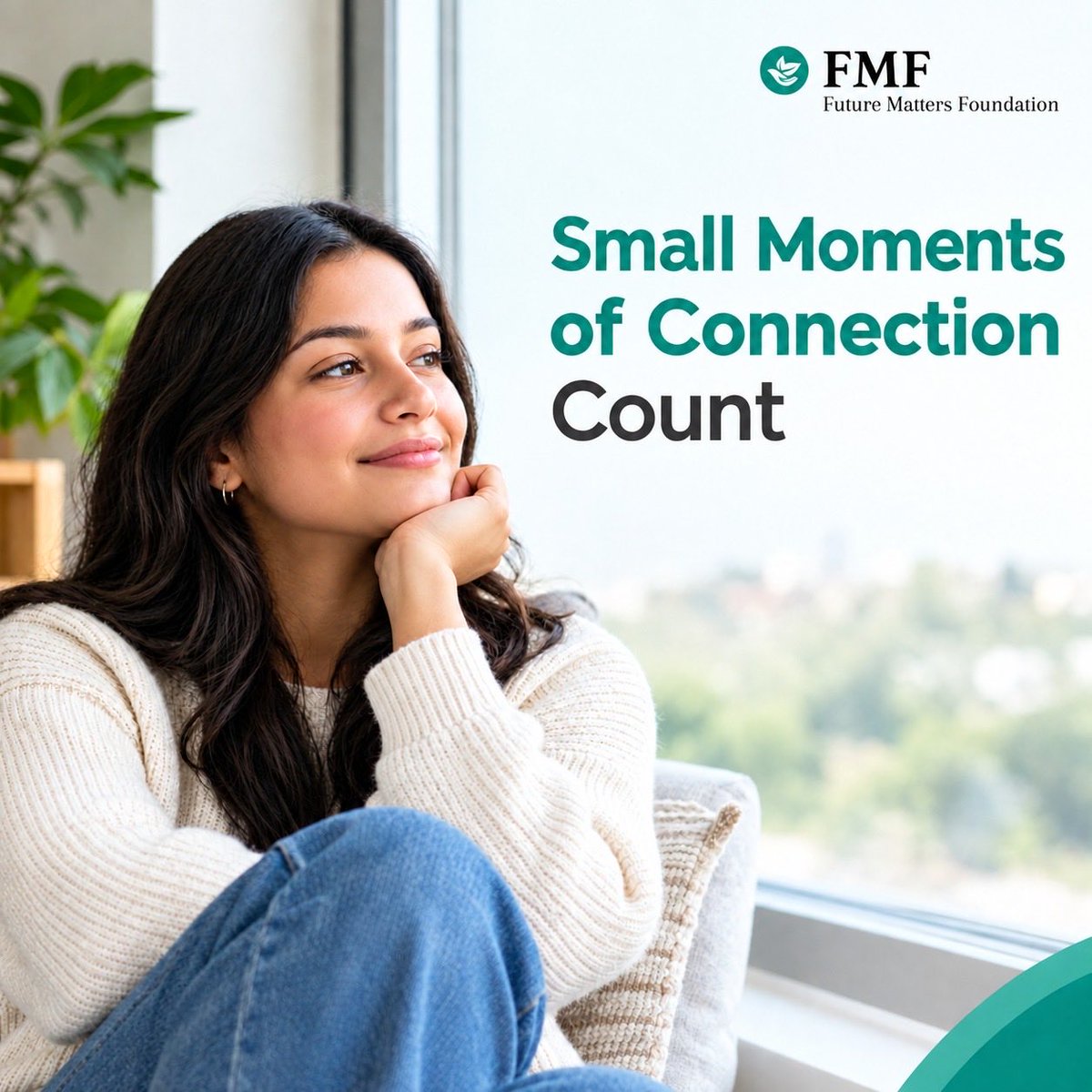 future_matters1's tweet photo. A message, shared meal, or short conversation can help people feel remembered. Connection does not have to be elaborate; it can start with showing interest and being present.
#ConnectionMatters #SocialConnection #CommunitySupport #SundayWellness #FutureMattersFoundation #FMF https://t.co/YaQCS2Yd6H