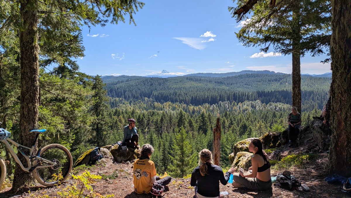 NWTrailAlliance's tweet photo. This is the 7th year the Trail Sisters have gathered at Falls Creek!

This area never disappoints, and Autumn in the Gifford brings delightful dirt and color. The previous day’s rain made for good dirt.

Read more: https://t.co/rqjZtIQM7e https://t.co/DYnaV3Na3G