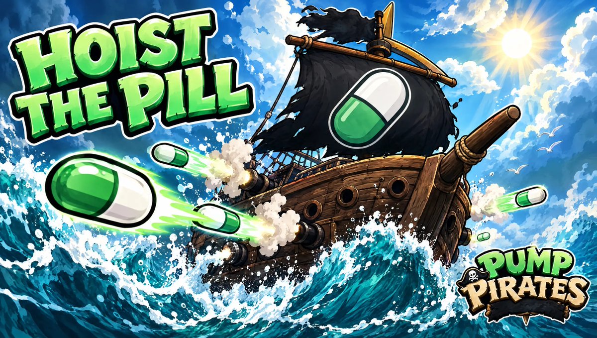 Pump_Pirates's tweet photo. CA: 8H9GHho1Y6eFDRgd9rJHvRqezq3pV7NKZVnMRuYZrate https://t.co/tLdNK9HUNG