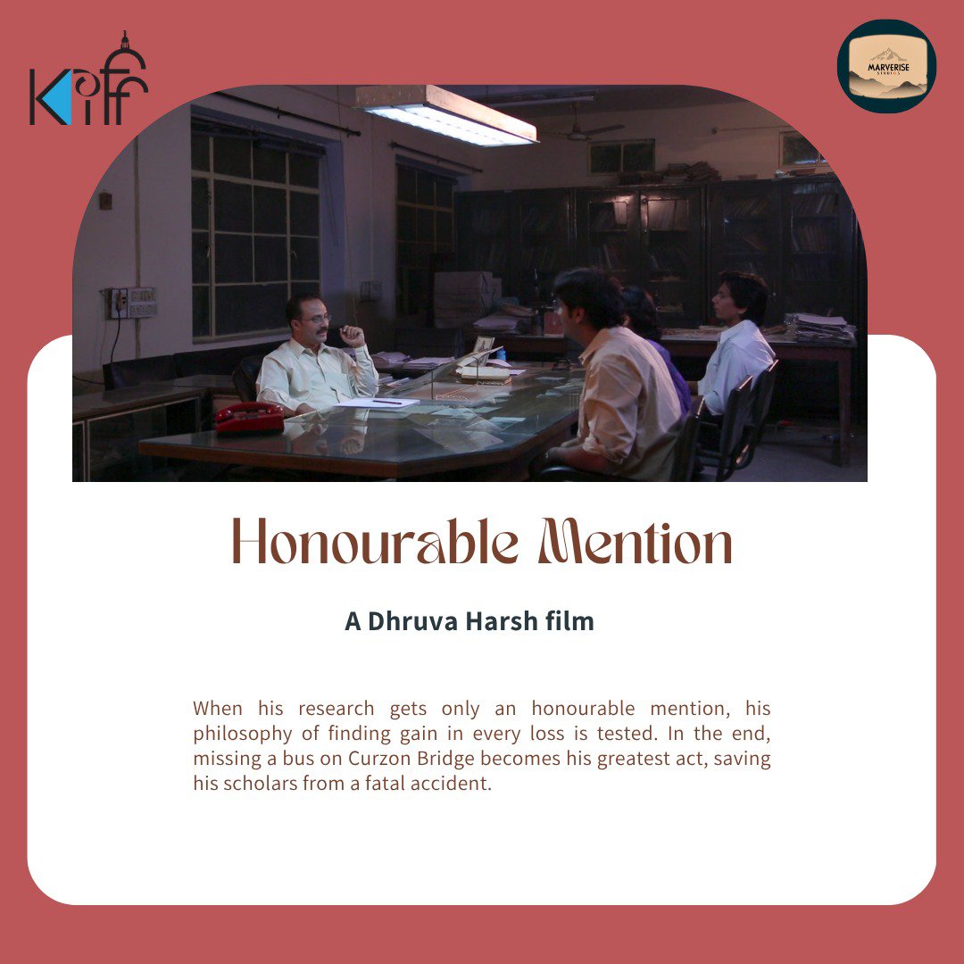 marverise's tweet photo. “A recognition that makes the journey worthwhile.”

🎬 HONOURABLE MENTION (2015)

निर्देशक 
@dhruvaharsh https://t.co/BmxU0Plave