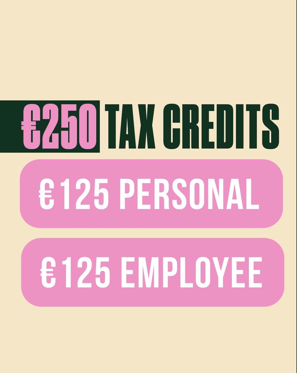 fiannafailparty's tweet photo. Fianna Fáil is rewarding work. 💪

We believe if you work hard, you should be able to keep more of what you earn.

That’s why we’re putting more money back in your pocket:

* Extending the 20% tax band from €44,000 to €46,500 meaning you only pay the higher rate of tax https://t.co/7OeycOX4fC
